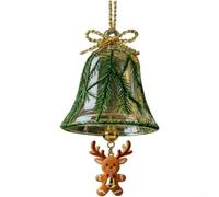 Ornamento natalizio unico per gli amanti dei libri, con targhetta personalizzata e design in resina su entrambi i lati, ideale per decorazioni natalizie per alberi e auto (cervo B)