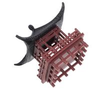 Ornamento Padiglione Tradizionale Cinese Retrò per Micro Paesaggio | Plastica Marrone, Vintage e Tradizionale, per Vasi, Terrari, Casa e Giardino