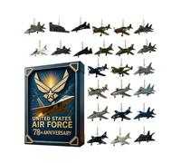 Ornamento per 78° compleanno 'esercito aereo, in acrilico 2D, decorazione da appendere per casa, ufficio, albero o auto, regalo per souvenir militari da collezione