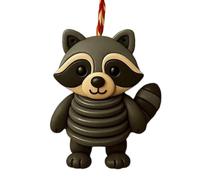 Ornamento per albero di Natale, 1,97 cm, kit fai da te Highland Cow Craft | Materiale ABS, design tridimensionale animale, decorazione divertente, facile per principianti, riunioni di Natale, regalo