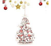 Ornamento Per Albero Di Natale | Con Cordino E Charm In Legno | Decorazioni Per Il Natale,للمخزن والمطبخ وسيارة