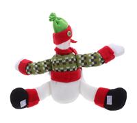 Ornamento Per Albero Di Natale Forma Pupazzo Neve Puntale Babbo Topper