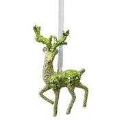 Ornamento per albero di Natale - Ornamenti a di neve | Verde - Elemento artistico stagionale a strati brillante, motivo con texture acrilica sfaccettata lucida motivo decorativo per pareti di