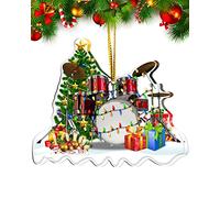 Ornamento per batteria, regalo per uomini, giocatori, amanti dell'albero di Natale