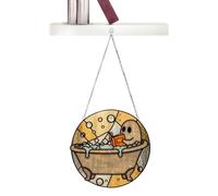 Ornamento Per Finestra Fantasma Lettura - Pannello Ornamento Fantasma 2D In Acrilico Colorato - Decorazione Pendente Raffinata E Versatile Per La Casa | Per Soggiorno E Casa Di Campagna
