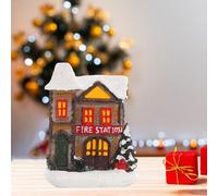 Ornamento per il festival del paesaggio della luce calda della figurina