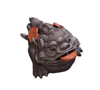 Ornamento per il tè in argilla viola, color oro, per coltivare il kung fu, set da tè rospo, accessori per cerimonia del tè (D)