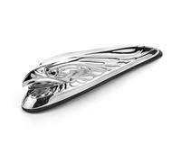 Ornamento per moto Highway Hawk/ figura "testa d'aquila" lunga 17 cm in cromo