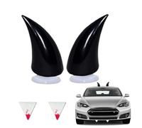 Ornamento per paraurti auto di Halloween, decorazione 3D a forma di zanna, resistente alle intemperie, rosso, nero, blu ciano, facile da installare, adattabile, stile stagionale per viaggi su strada