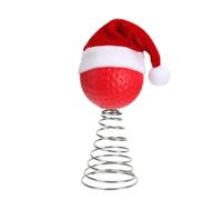 Ornamento per puntale per albero di Natale, decorazione per baseball, pallacanestro, golf, per le vacanze, per lo sport | Set di ornamenti della collezione Top albero festivo per la mensola della came