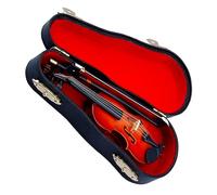 Ornamento per Strumenti Musicali Mini Modello Di Violino Modello Di Display Per Violino In Legno Decorazione Per La Casa Accessori Per Regali Musicali (Color : 16cm)
