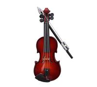 Ornamento per Strumenti Musicali Mini Violino In Tiglio Con Supporto Ornamenti Decorativi Per Strumenti Musicali In Legno In Miniatura