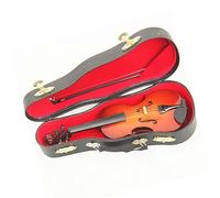 Ornamento per Strumenti Musicali Mini Violino Modello Di Strumento Musicale In Miniatura Modello In Legno Violino Ornamenti Per La Decorazione Della Casa (Color : 16cm)
