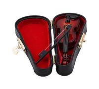 Ornamento per Strumenti Musicali Ornamenti Decorativi Mini Violino Con Supporto Set Di Decorazioni Modello In Miniatura (Color : 16cm)