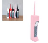 Ornamento per Telefono Cellulare in Mattoni retrò, Modello di Telefono Cellulare in Mattoni Vintage Anni '80 e '90 Telefono Cellulare retrò per Studio in Ufficio Modello di (Rosa)