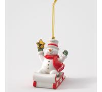 VILLEROY & BOCH Christmas Classics Edizione 2025 Addobbo Pupazzo di Neve 9cm Por