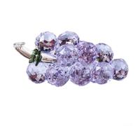 Ornamento realizzato per la raccolta dell'uva in cristallo per un'estetica unica per matrimoni e casa (viola)