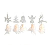Ornamento rosso Dimensioni circa 20 cm ColorAs Festive for IDEAL for Christmas Holiday Features Festive Ambiance Queste decorazioni natalizie creano un'atmosfera calda e invitante, perfetta per