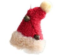 Ornamento rosso tessuto festivo per Ideale per le vacanze Natale tocco delicato e caldo sensazione di vacanza. Tema di Natale Caratteristiche disegni festivi tra cui alberi, stelle e campane per