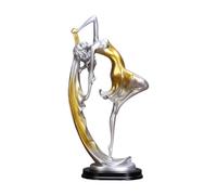 Ornamento scultoreo per ragazze, arte moderna in resina per mobile TV,