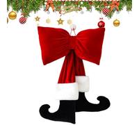 Ornaments For Tree - Funny Bow Legs Pendants, Big Coquette Bow, For Indoor, Home, Bedroom, Living Room, Kitchen, Bathroom, Hallway, Staircase, Entryway, Porch, Patio, Balcony, Garden, Yard, Lawn