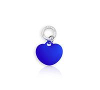 ORNARTO Charm per Telefono, Charm a Cuore in Silicone Liquido, Ciondolo per Telefono Cellulare, Portachiavi per Smartphone con Moschettone in Metallo, Ciondolo Borsa, Blu