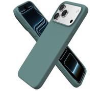 ORNARTO Cover per iPhone 17 Pro Max Silicone,Antiurto,Verde Pineta | Silicone Liquido Premium,Protezione Completa,Morbida al tatto,Custodia per Telefono con Fodera in Microfibra Antigraffio