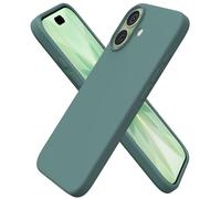 ORNARTO Cover per iPhone 17 Silicone,Antiurto,Verde Pineta