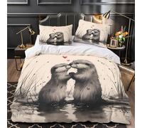 OrnateWallDecal copripiumino Set di biancheria da letto 3 pezzi microfibra stampa di 3D con federa con cerniera BaroqueStyleDesign_1 Set Di Copripiumino for coppie e adulti Double（200x200cm）