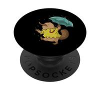 Ornitorinco con ombrello sotto la pioggia Australia PopSockets PopGrip Adesivo
