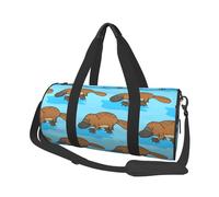 Ornitorinco divertente australiano, Borsone da viaggio di grande capacità Borsa rotonda Borsa da viaggio sportiva Borsa da viaggio Borsa da fitness
