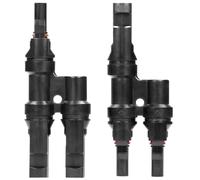 ORNO Connettore Mc4 tipo T per pannelli solari IP67 conformità alla norma: IEC 60068-2-52 (2 x MC4)