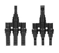 ORNO Connettore Mc4 tipo T per pannelli solari IP67 conformità alla norma: IEC 60068-2-52 (3xMC4)