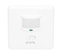 ORNO CR-205 Interruttore della Luce con Sensore di Movimento per Scatola Elettrica Ø60 Compatibile con LED Installazione a 3 Fili (Interruttore sensore di movimento)
