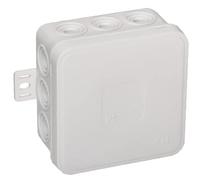 ORNO JB-13803 Scatola di Derivazione Esterna 12 Ingressi di Cavi 85x85x41mm IP54 (bianco)