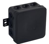 ORNO JB-13803 Scatola di Derivazione Esterna 12 Ingressi di Cavi 85x85x41mm IP54 (nero)