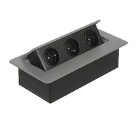 ORNO OR-GM-9032/GR Listello da incasso 3 prese