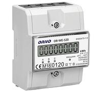 ORNO OR-WE-520 - Contatore energia elettrica trifase, 80A, MID, 4,5 TE