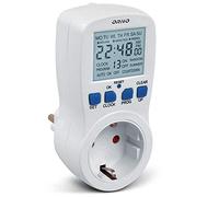ORNO PRE-409(GS) Timer Digitale Programmabile 16 Programmi IP20 3680W 230V Versione Schuko