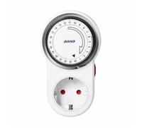ORNO PRE-443(GS) Timer Meccanico, Versione Schuko (Tipo F)