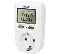Orno WAT-419(GS) Contatore Energia Elettrica per presa Contatore dei Costi Energetici con Schermo LCD Potenza massima 3680W Contatore di Energia
