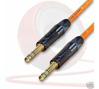 Oro 0.6cm Connettore Per Jack Cavo. Van Damme Trs NP3X-B. Stereo 3M 5m 10m
