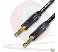 Oro 0.6cm Connettore Per Jack Cavo. Van Damme Trs NP3X-B. Stereo 3M 5m 10m