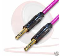 Oro 0.6cm Connettore Per Jack Cavo. Van Damme Trs NP3X-B. Stereo 3M 5m 10m