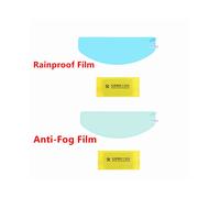 (Oro) 2 set / 1 set di visiera trasparente per casco da moto, impermeabile, antipioggia, antiappannamento