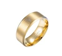 (Oro -7) Anelli punk multi-witcher in acciaio inossidabile Anello gioielli con testa di lupo