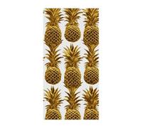 Oro Ananas Sfondo Copertura Della Porta Banner Party Decor Forniture Portico Appeso Banner Personalizzazione Festone per Feste di Compleanno Giardino Prato