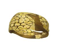 Oro Ananas Sfondo Stampa Stile Funzionalità Sport Sweatband Per Uomini Donne Elastico Fascia Traspirante