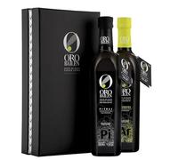 ORO BAILÉN - 2 x bottiglie da 500 millilitri (varietà Arbequina e Picual) - Confezione regalo olio extravergine di oliva spagnolo