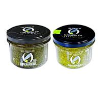 ORO BAILÉN - Perle di Olio Extra Vergine di Oliva Spagnolo (Varietà Picual e Arbequina) - Confezione da 2 x 185 gr